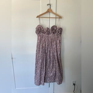 Nackiyè Burgundy Paisley Maxi Dress